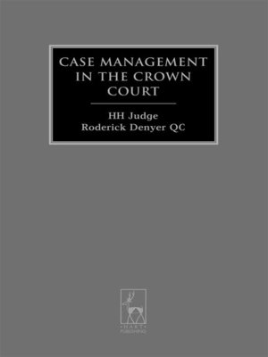 cover image of Case Management in the Crown Court